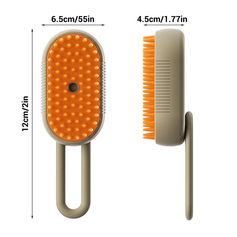 FurSteam - 3-In-1 Pet Steam Brush