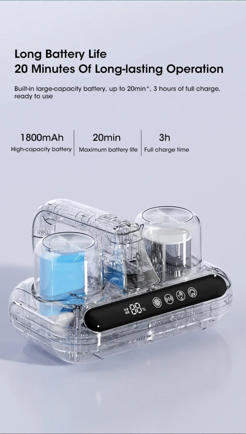 BedShield - Wireless Mattress Vacuum Mite Remover