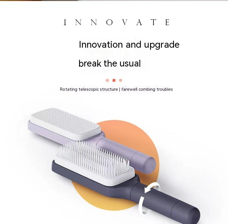 SleekSweep - 4 In 1 Self Cleaning Hair Brush