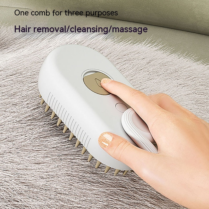 FurSteam - 3-In-1 Pet Steam Brush