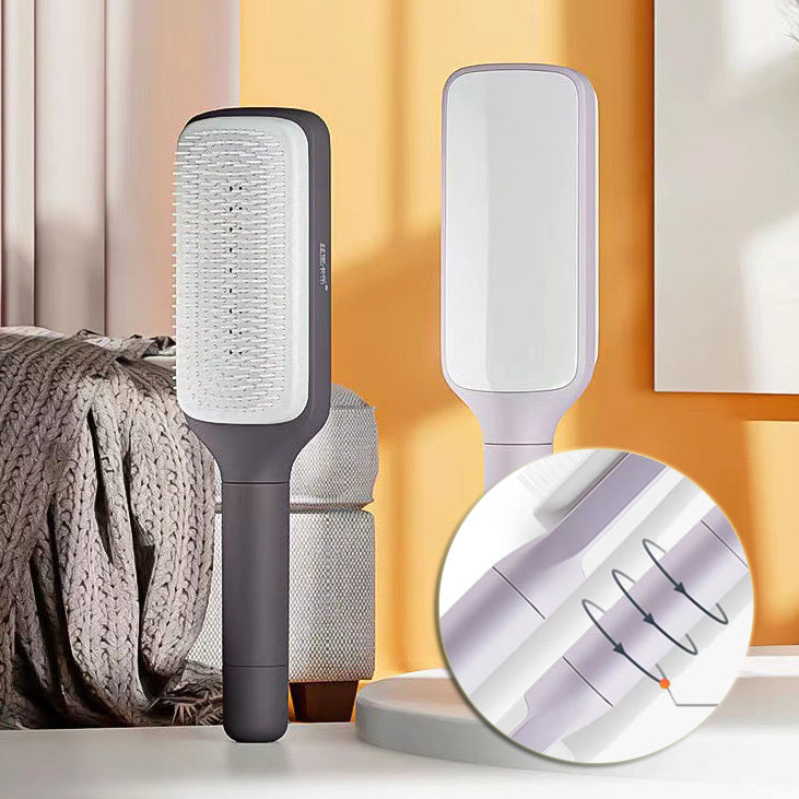 SleekSweep - 4 In 1 Self Cleaning Hair Brush