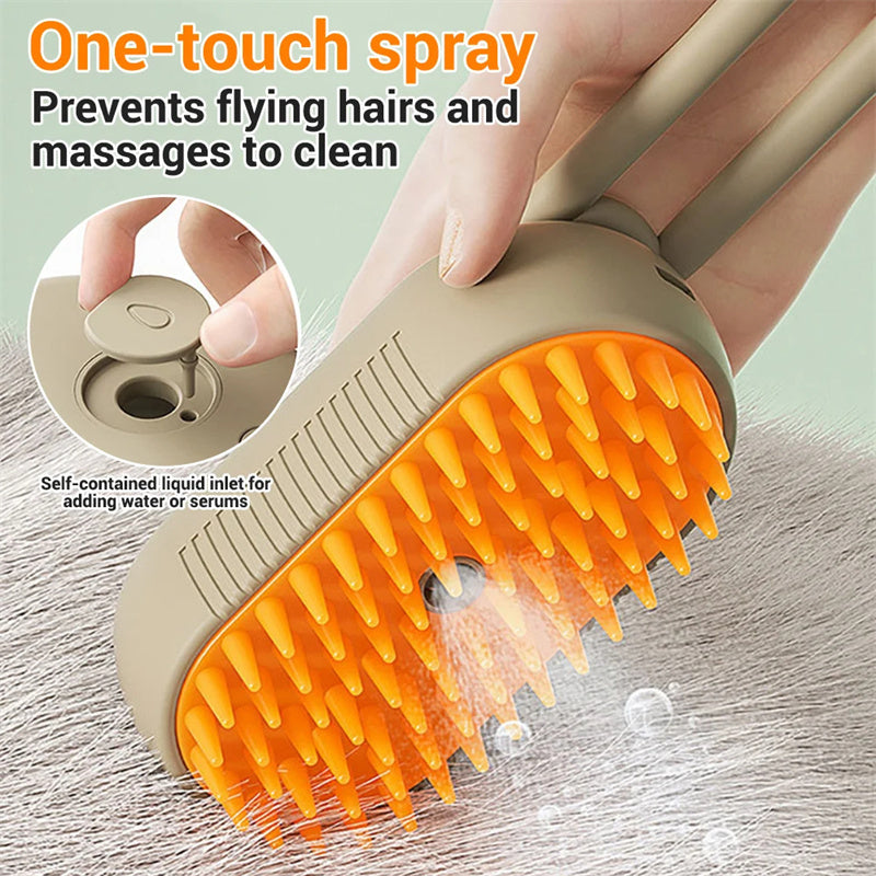 FurSteam -  3-In-1 Pet Steam Brush